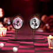 Bring your favorite duo into your everyday routine with the Alien Stage: Zombie Stage Fading Youth - MiziSua Acrylic Hand Mirror.