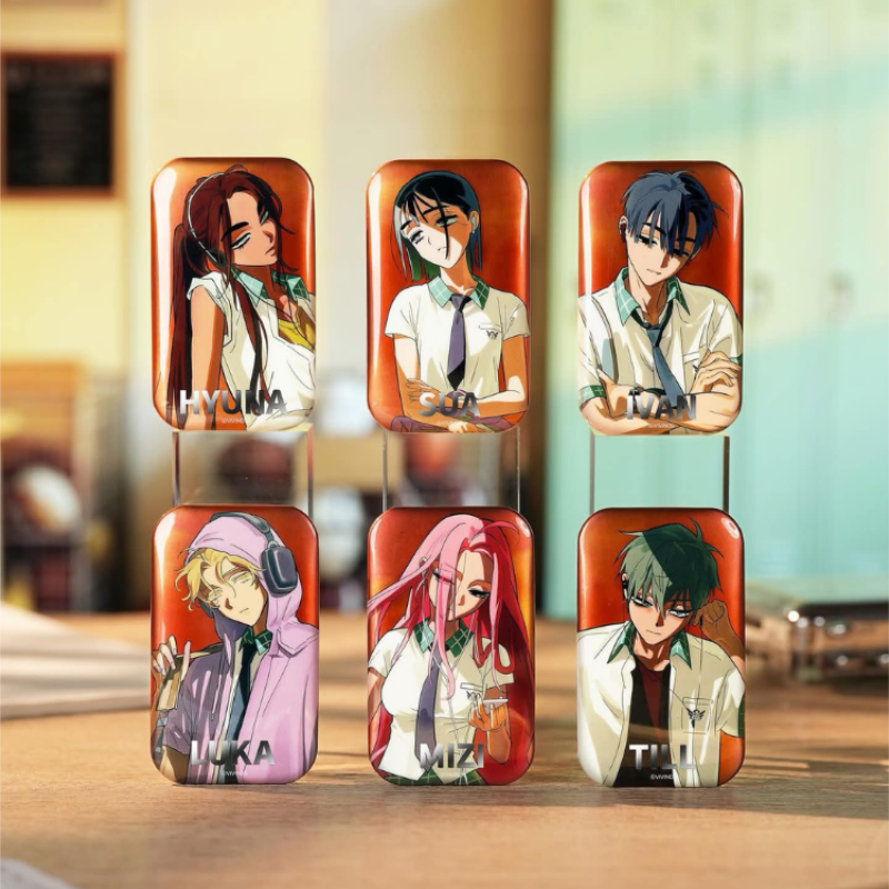 Add a collectible piece from the Alien Stage: Zombie Stage Fading Youth - Square Can Badge collection to your fan merchandise display.