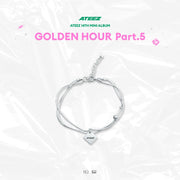 Inspired by the GOLDEN HOUR era, this collectible bracelet features an elegant silver-tone design that blends everyday style with fan memorabilia.