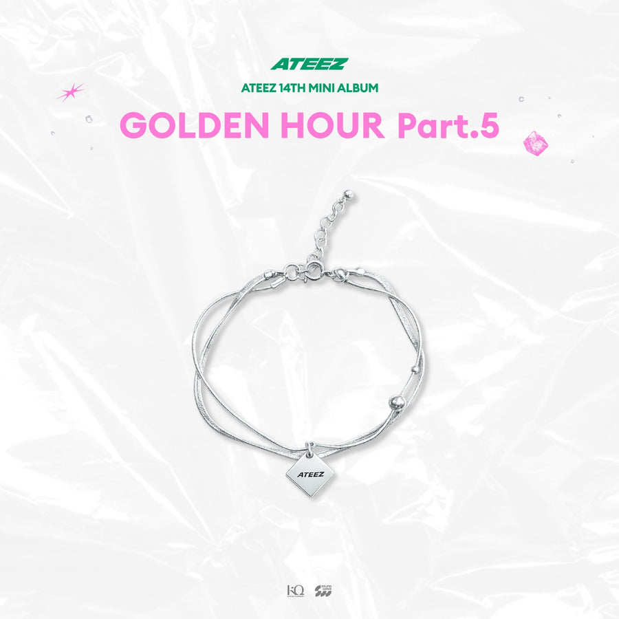 Inspired by the GOLDEN HOUR era, this collectible bracelet features an elegant silver-tone design that blends everyday style with fan memorabilia.