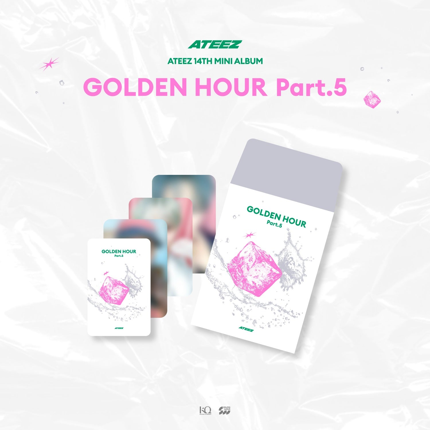 This collectible trading card features exclusive GOLDEN HOUR artwork and member visuals.
