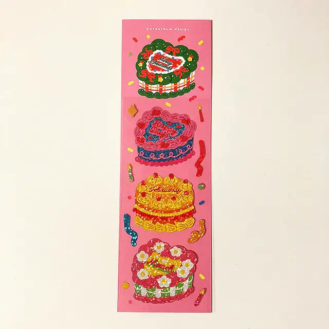 Pureureum Design - Calendar Cake Part 1 Hologram Sticker - Pureureum Design - Home & Living, Accessories - Harumio
