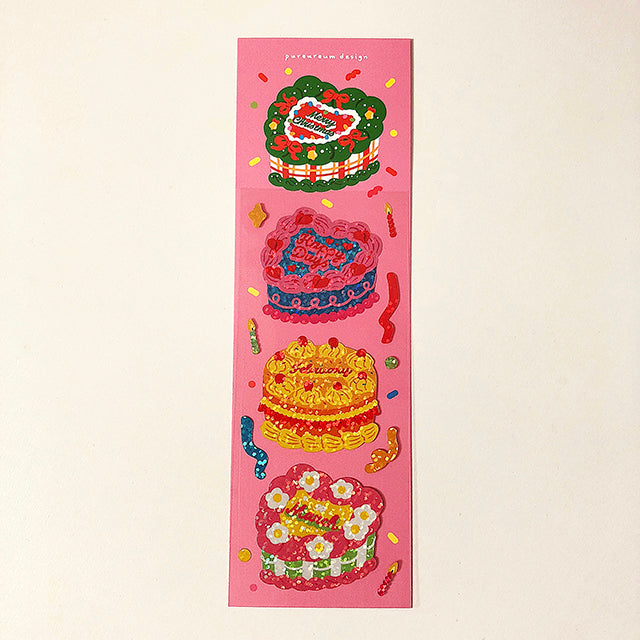 Pureureum Design - Calendar Cake Part 1 Hologram Sticker