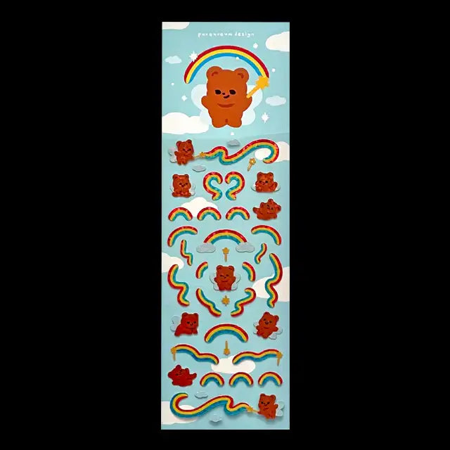 Pureureum Design - Rainbow Fairy Bear Hologram Sticker - Pureureum Design - Home & Living, Accessories - Harumio
