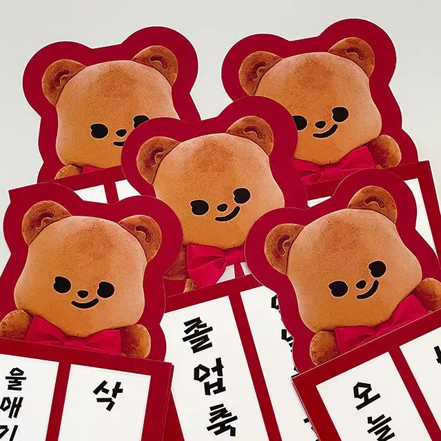 Pureureum Design - Cupid Bear Congratulation Ribbon Doll Comment Sticker - Pureureum Design - Home & Living, Accessories - Harumio