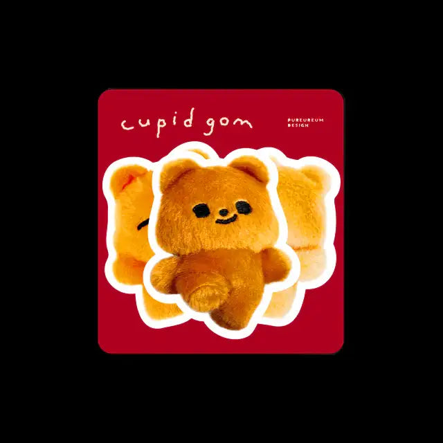 Pureureum Design - Cupid Bear Mini Doll Sculpture Sticker - Pureureum Design - Home & Living, Accessories - Harumio