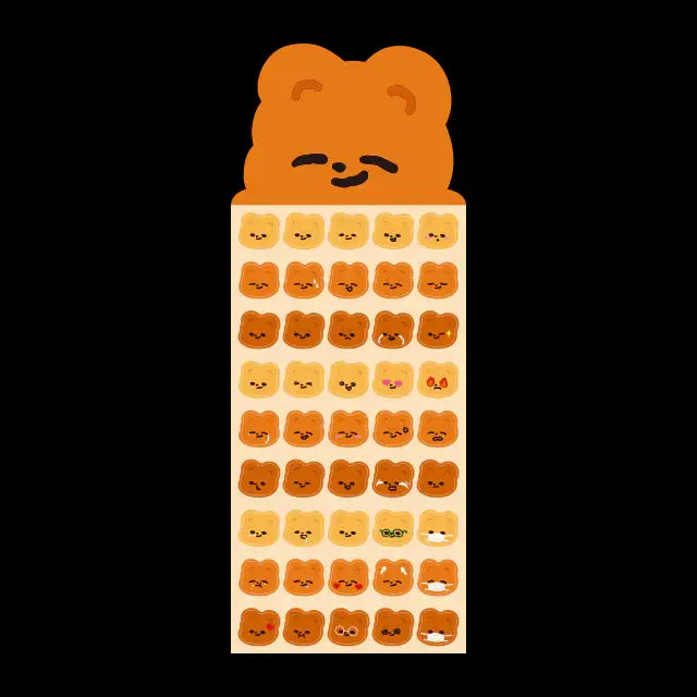 Pureureum Design - Cupid Bear Face Sticker - Pureureum Design - Home & Living, Accessories - Harumio
