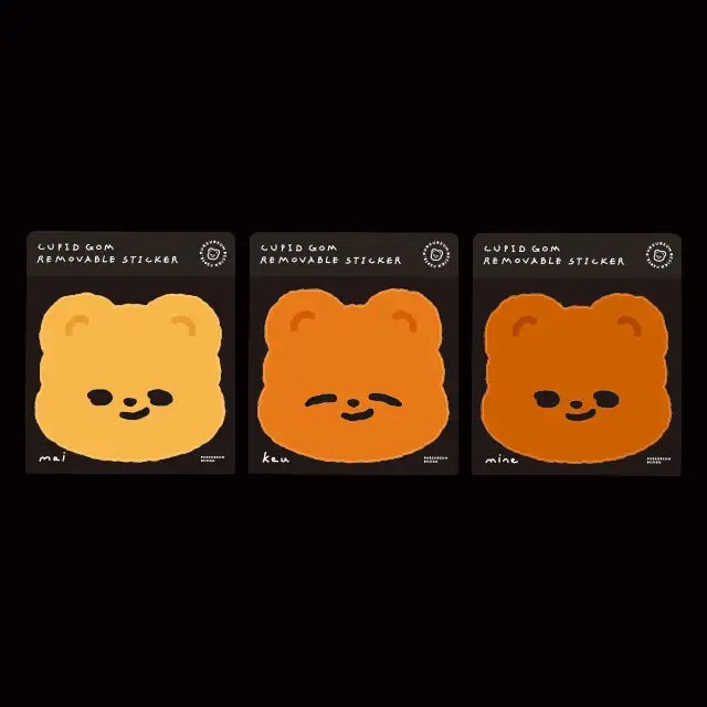 Pureureum Design - Cupid Bear Face Big Removable Sticker - Pureureum Design - Home & Living, Accessories - Harumio