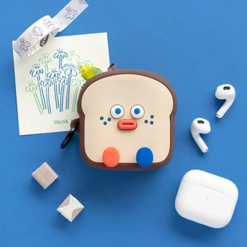 Romane - Toast Mini Silicone Pouch - Romane - Pouches - Harumio