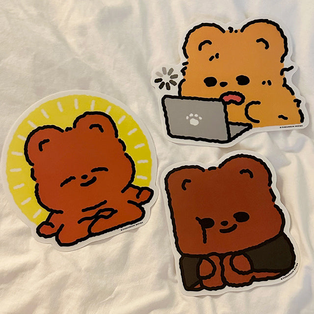 Pureureum Design - Cupid Bear Work Life Mouse Pad
