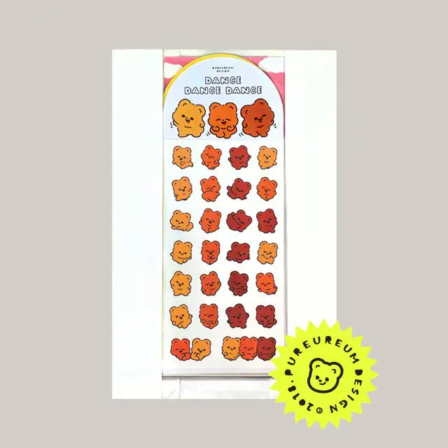 Pureureumdesign - Cupid Bear Sticker Pack ver.1 - Pureureumdesign - Home & Living, Accessories - Harumio