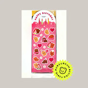 Pureureumdesign - Cupid Bear Cake Sticker Pack - Pureureumdesign - Home & Living, Accessories - Harumio