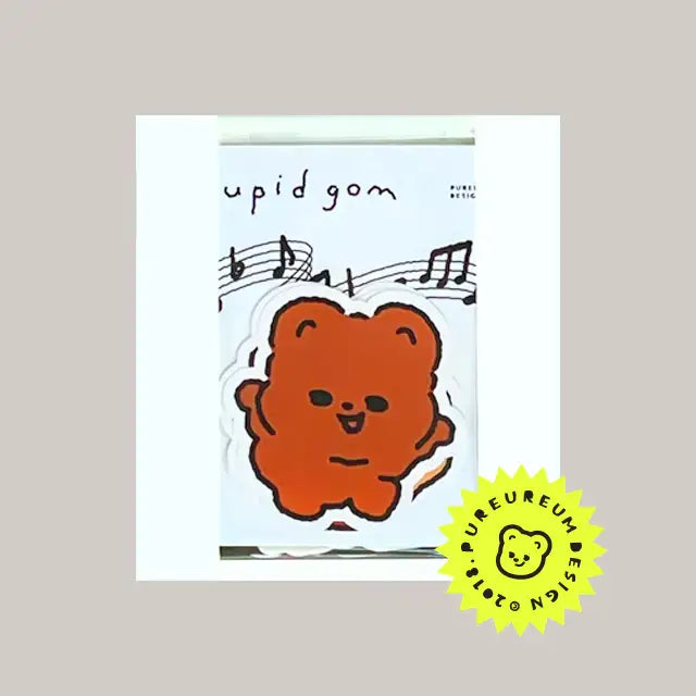 Pureureumdesign - Cupid Bear Sculpture Sticker Pack ver.2 - Pureureumdesign - Home & Living, Accessories - Harumio