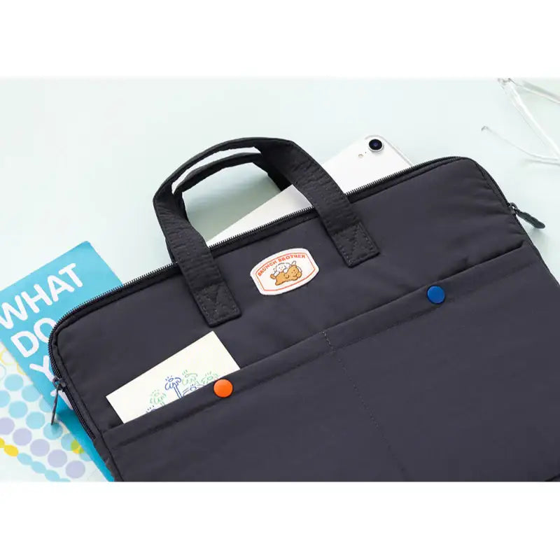 Romane - Brunch Brother Poodle Laptop Pouch - Romane - Laptop Pouch - Harumio