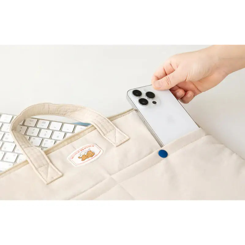 Romane - Brunch Brother Poodle Laptop Pouch - Romane - Laptop Pouch - Harumio