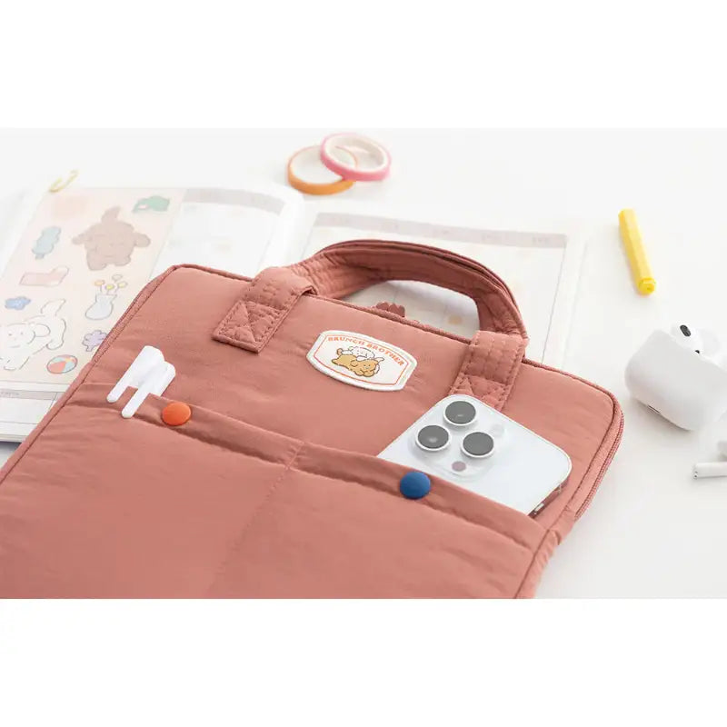 Romane - Brunch Brother Poodle iPad Pouch - Romane - Pouch - Harumio