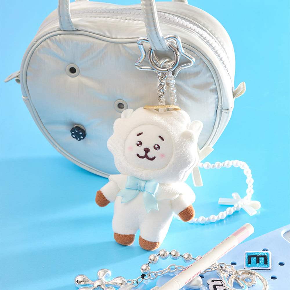 BT21 Angel & Villain - Angel Doll Keyring - LINE FRIENDS SQUARE - Doll keyring - Harumio