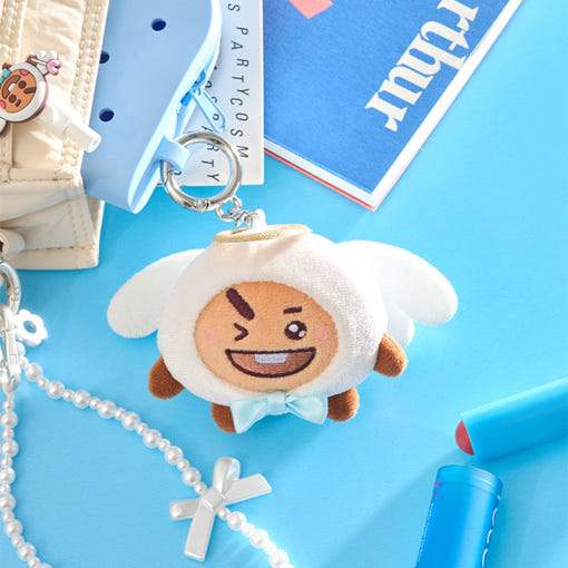 BT21 Angel & Villain - Angel Doll Keyring - LINE FRIENDS SQUARE - Doll keyring - Harumio