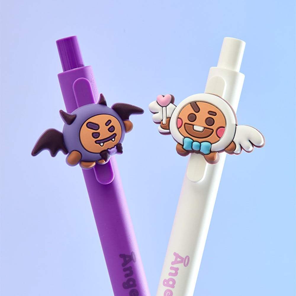 BT21 Angel & Villain - Gel Pen Set - LINE FRIENDS SQUARE - Gel Pen - Harumio