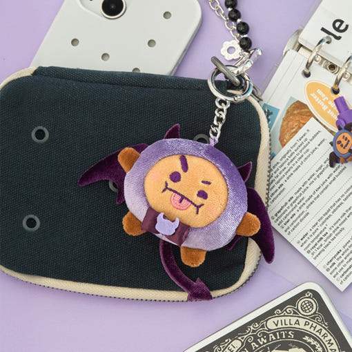 BT21 Angel & Villain - Villain Doll Keyring - LINE FRIENDS SQUARE - Doll keyring - Harumio