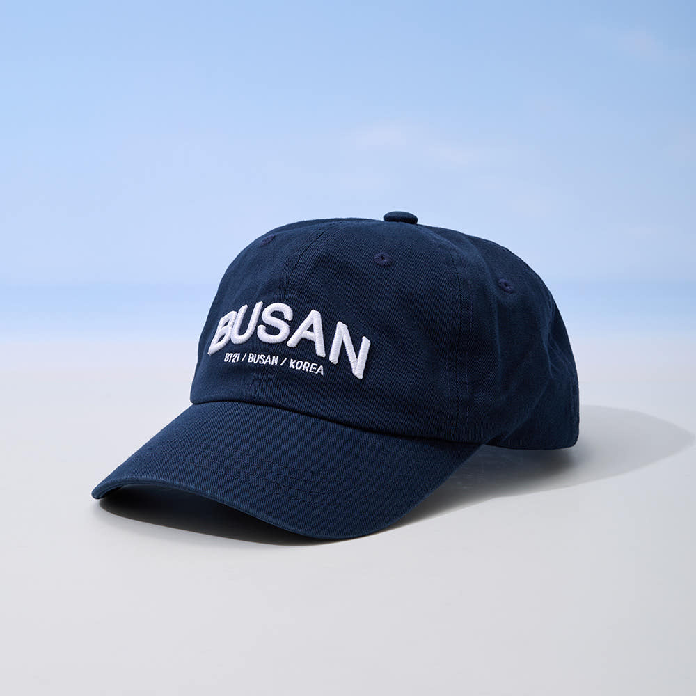 Inspired by the BT21: Busan collection, this stylish ball cap features adorable BT21-themed details that celebrate the charm of Busan.