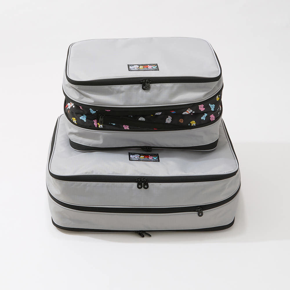 Keep your travel essentials neatly organized with the BT21: Travel – Expandable Pouch.