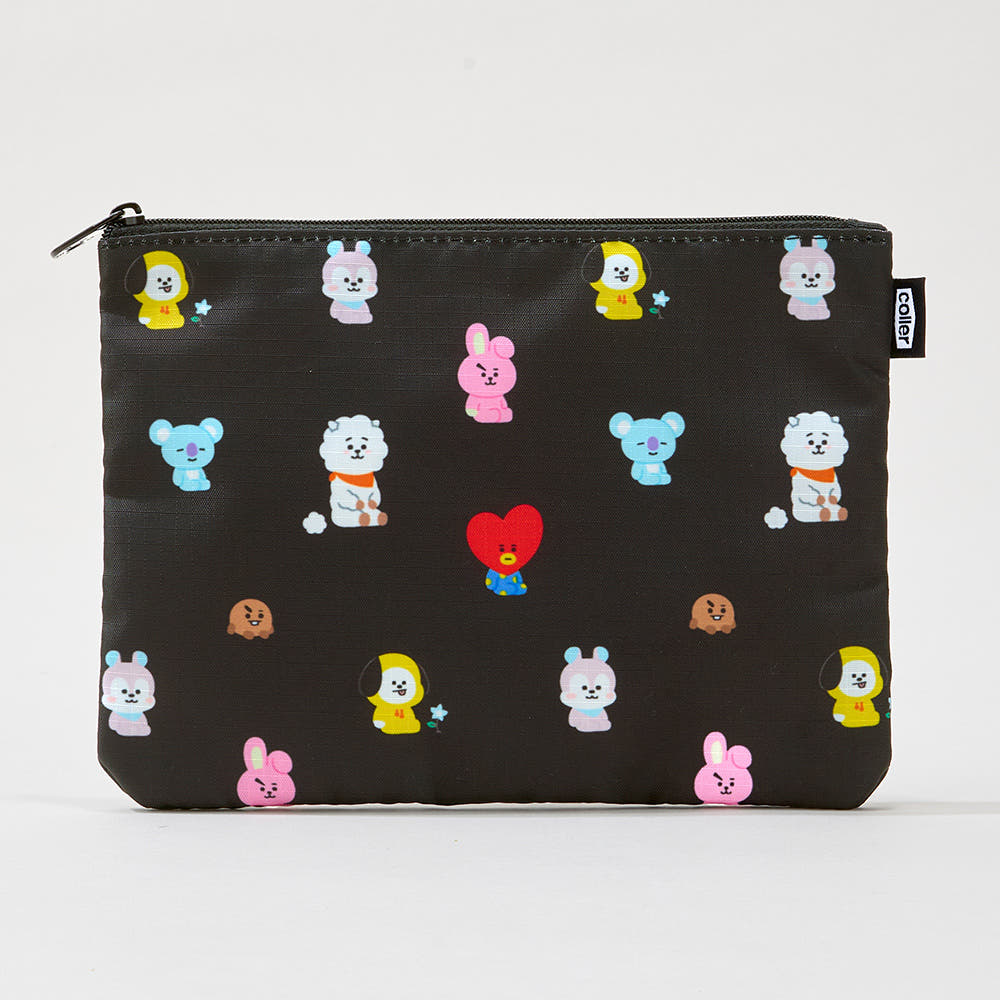 Keep your essentials organized wherever you go with the BT21: Travel – Pouch.
