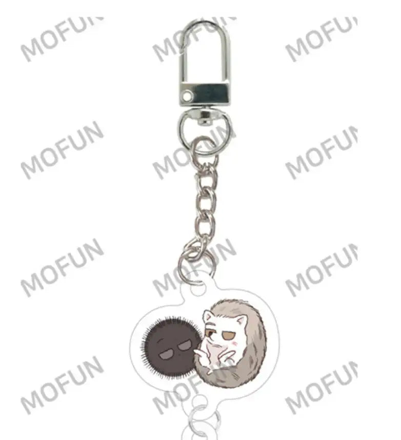 Between The Lines - Judochi & Dotol Acrylic Key Ring - Mofun - Acrylic Keyring - Harumio