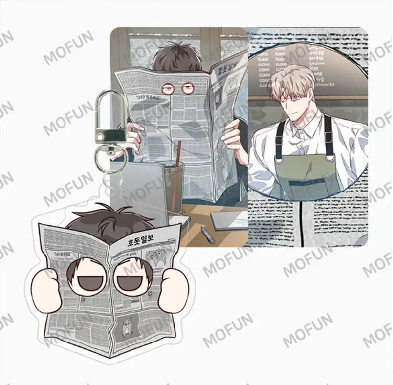 Between The Lines - Obsession Acrylic Keyring Set - Mofun - Acrylic Keyring - Harumio