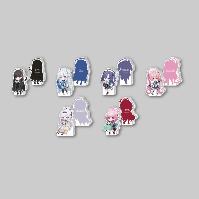 Add a touch of Blue Archive to your everyday essentials with the official Blue Archive x ANIPLUS – Acrylic Clip.