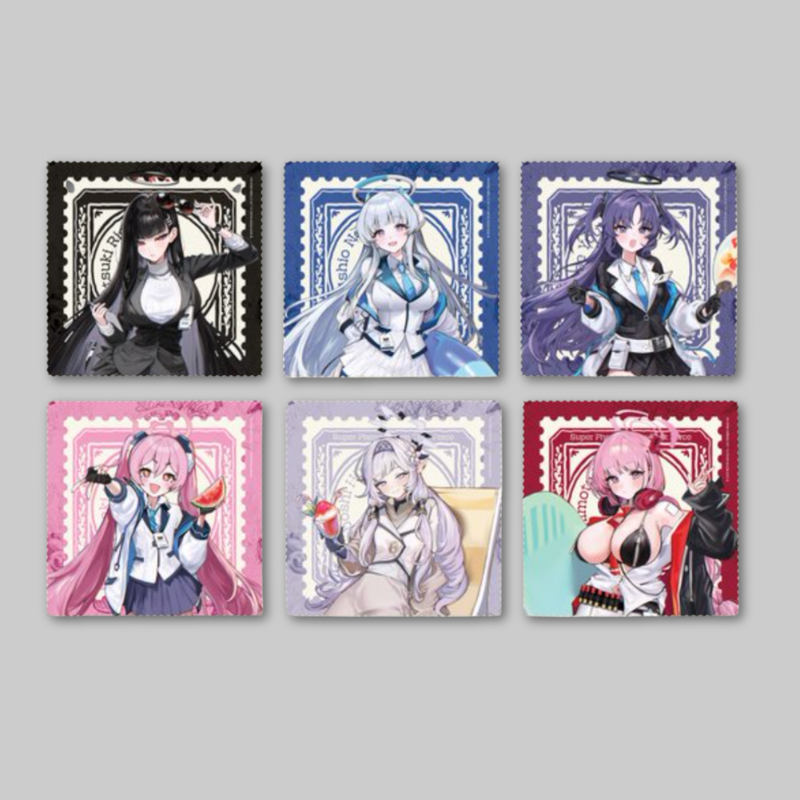 Keep your devices spotless while showcasing your favorite Blue Archive characters with the official Blue Archive x ANIPLUS – Large Multi-Cleaner.