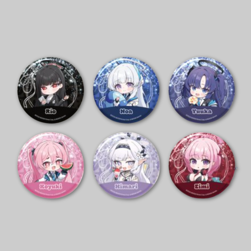 Add a touch of adorable charm to your collection with the official Blue Archive x ANIPLUS – SD Can Badge (Random).