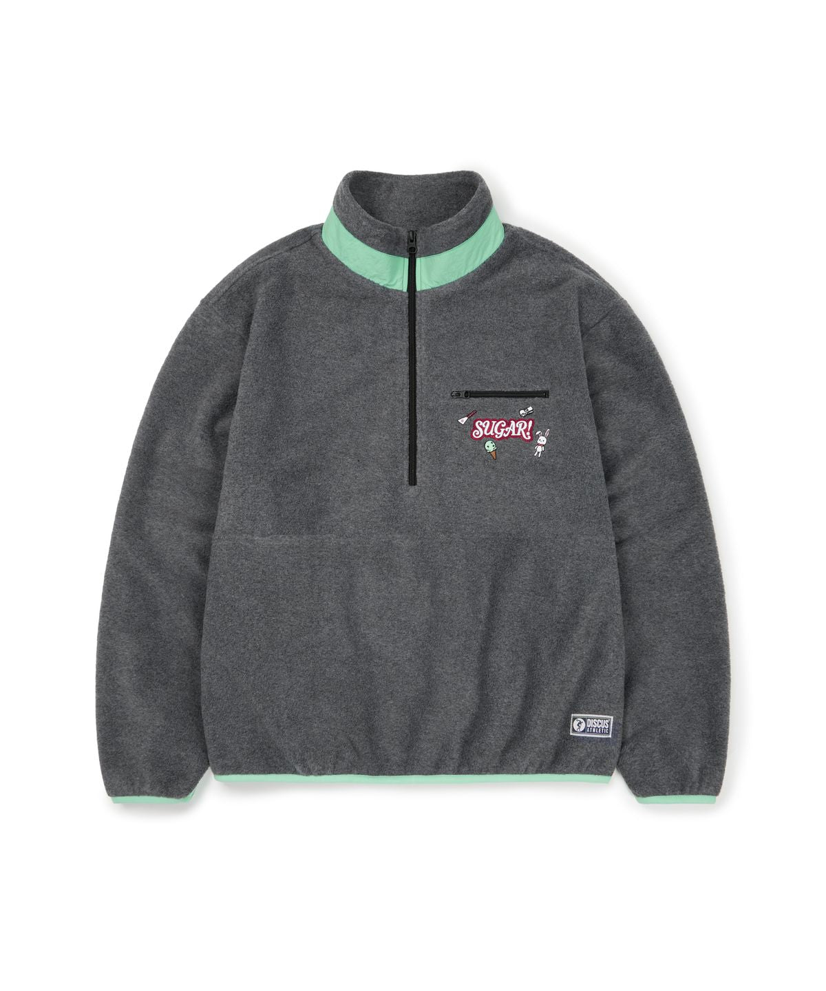 Created as part of the Blue Archive x Discus Athletic collaboration, this fleece pullover combines casual everyday comfort with design details inspired by the After-school Dessert Club.