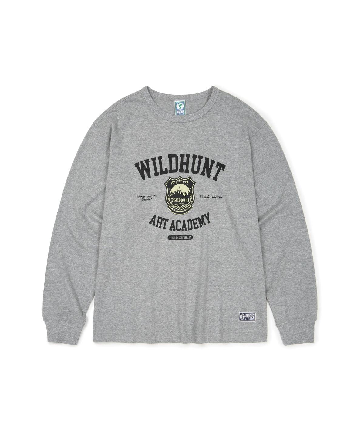 Created as part of the Blue Archive x Discus Athletic collaboration, this long sleeve T-shirt combines casual everyday comfort with design details inspired by Wild Hunt.