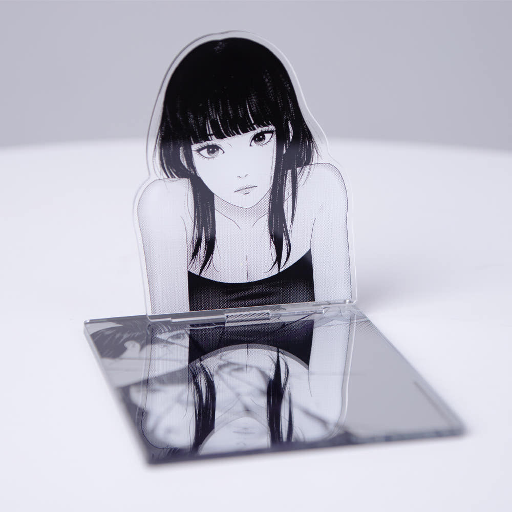Add a stylish touch to your desk or dining space with the God Body – Acrylic Coaster.
