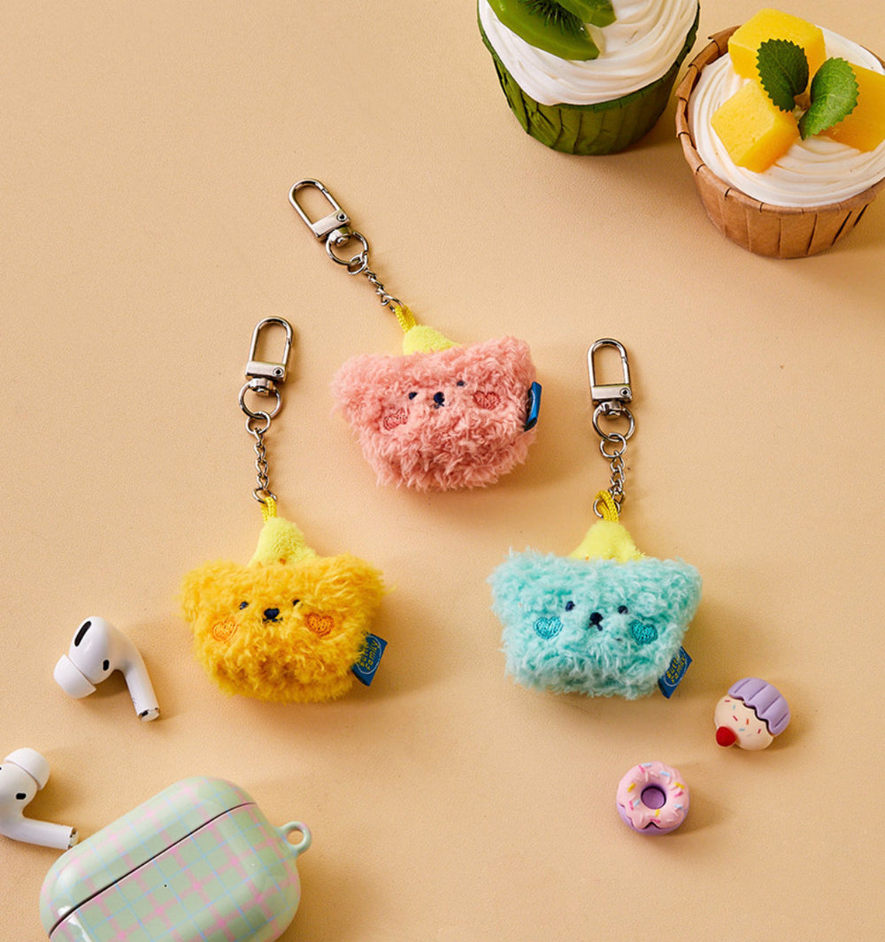 Butter - BT Syrup Bear Face Keyring Set