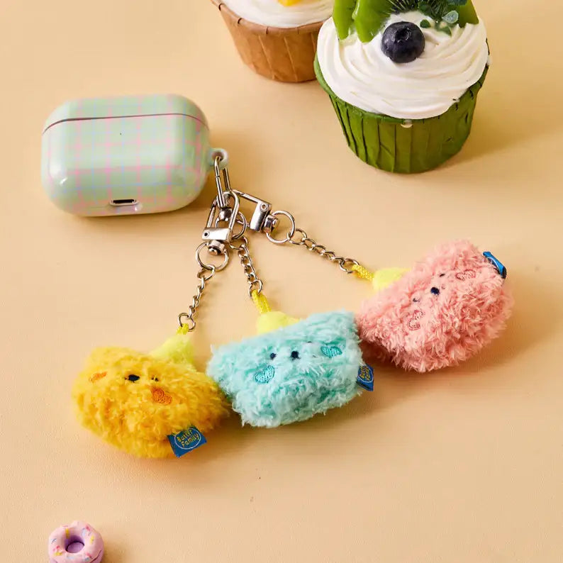 Butter - BT Syrup Bear Face Keyring Set - Modern House - Keyring - Harumio