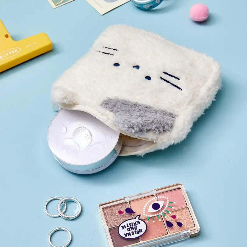 Butter - BT Fluffy Milk Cat Pouch - Modern House - Pouch - Harumio