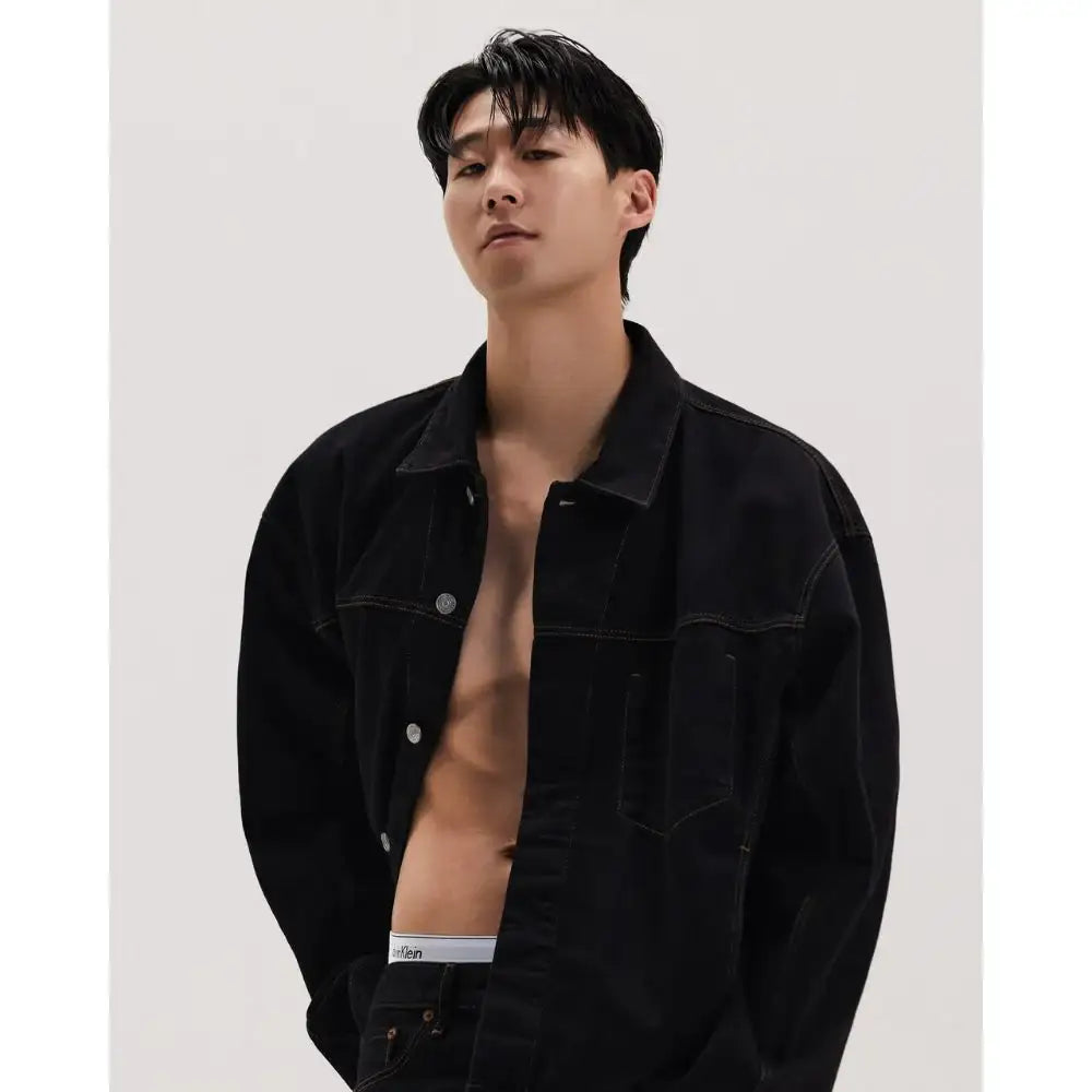 Son Heung-min x Calvin Klein - Men’s Relaxed Denim Trucker - Son Heung-min x Calvin Klein - Clothing - Harumio