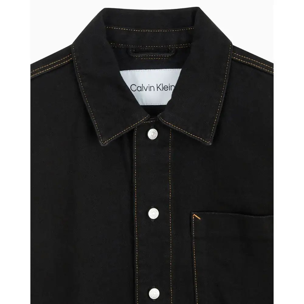 Son Heung-min x Calvin Klein - Men’s Oversized Denim Shirt - Son Heung-min x Calvin Klein - Clothing - Harumio