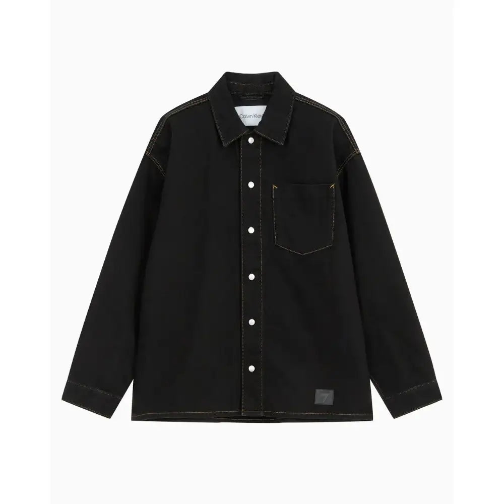 Son Heung-min x Calvin Klein - Men’s Oversized Denim Shirt - Son Heung-min x Calvin Klein - Clothing - Harumio