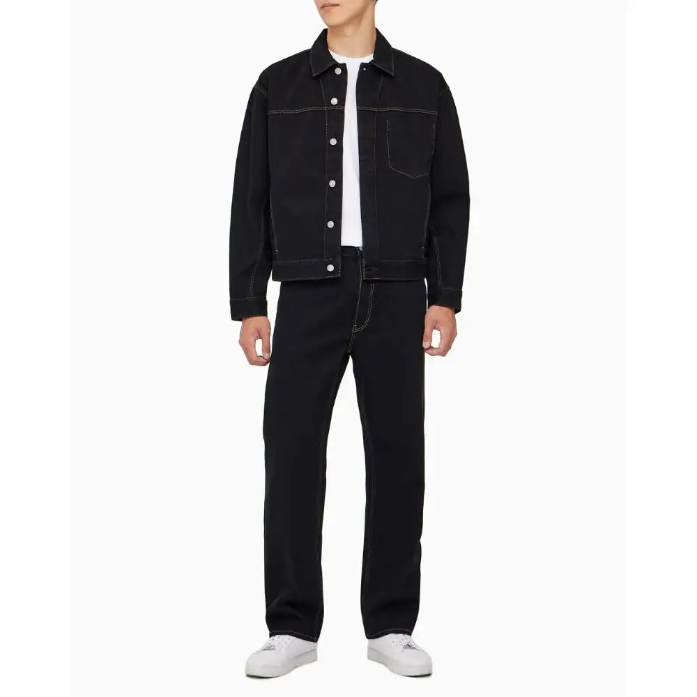 Son Heung-min x Calvin Klein - Men’s Relaxed Straight Fit Denim Jeans - Son Heung-min x Calvin Klein - Clothing - Harumio