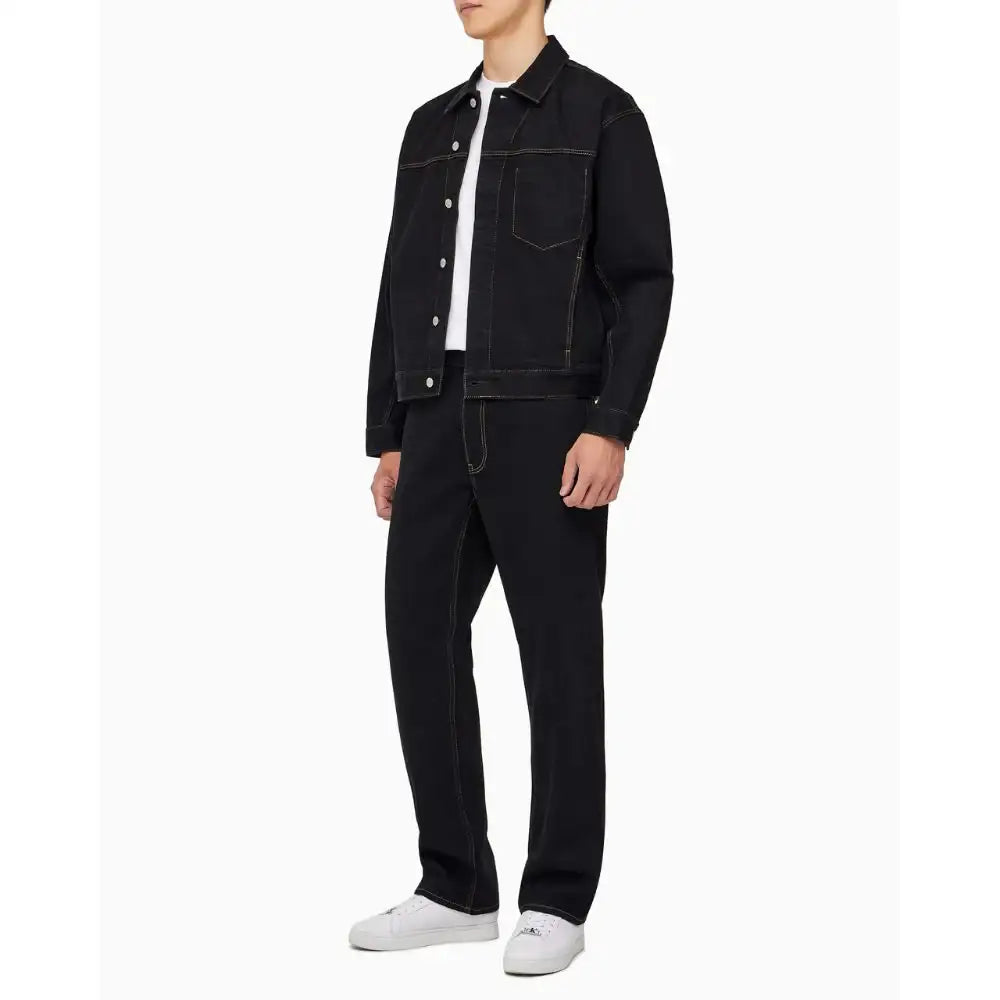 Son Heung-min x Calvin Klein - Men’s Relaxed Straight Fit Denim Jeans - Son Heung-min x Calvin Klein - Clothing - Harumio