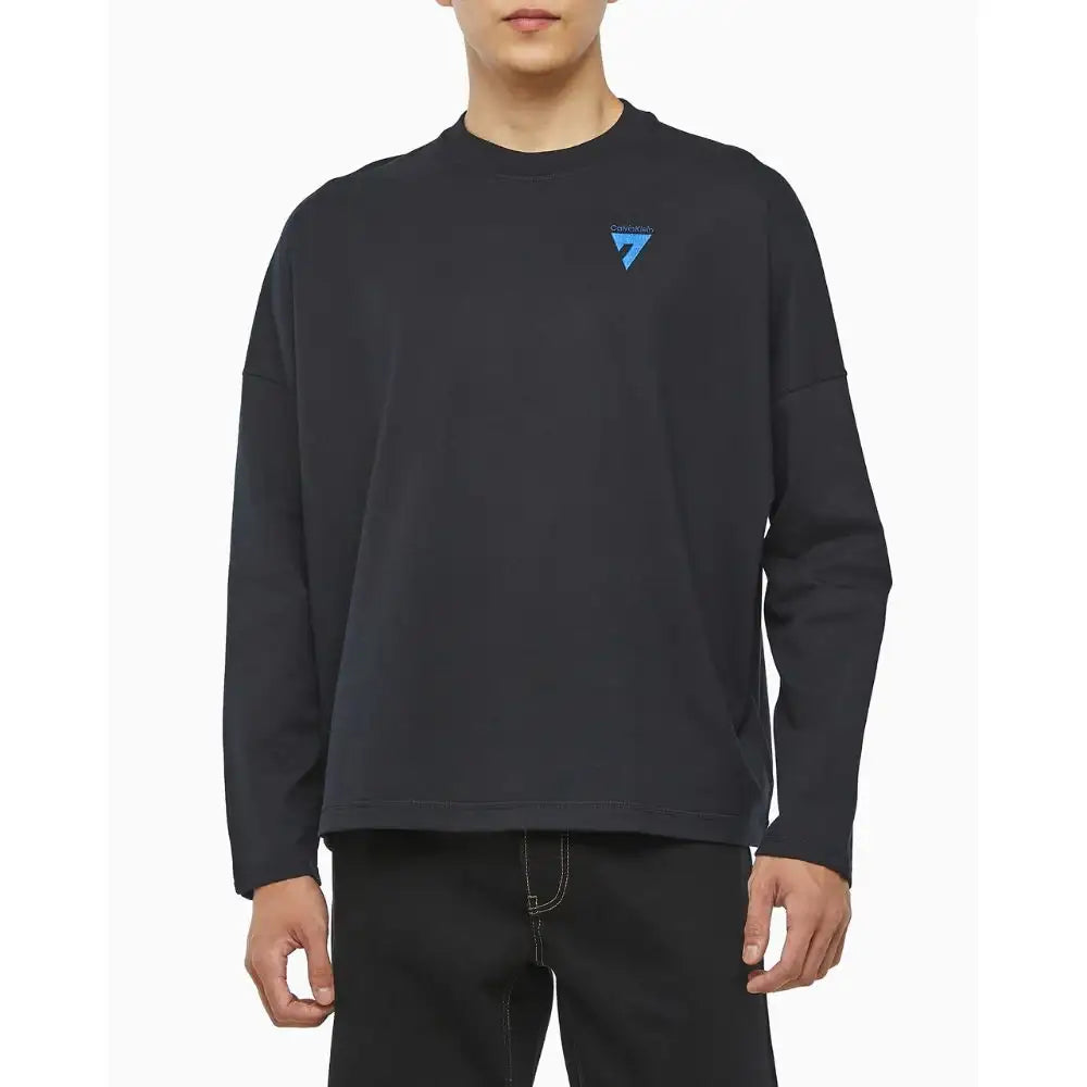 Son Heung-min x Calvin Klein - Men's Boxy Long Sleeve T-Shirt - Son Heung-min x Calvin Klein - Clothing - Harumio