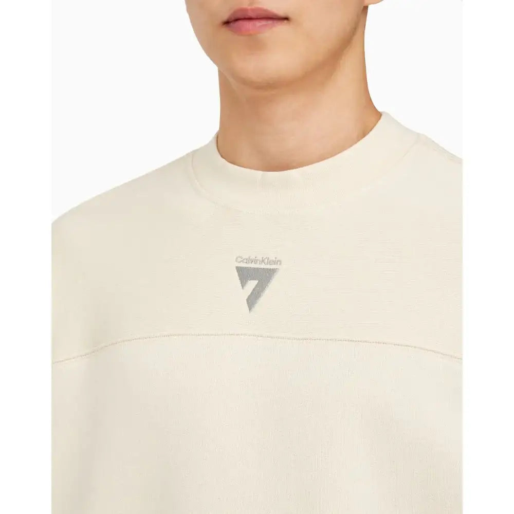 Son Heung-min x Calvin Klein - Men's Relaxed Terry Crew Neck Sweatshirt - Son Heung-min x Calvin Klein - Clothing - Harumio