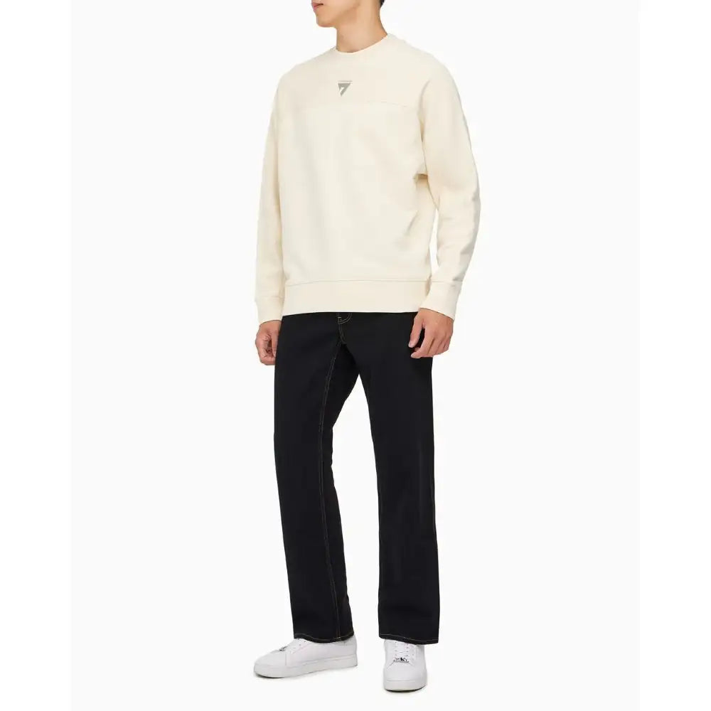 Son Heung-min x Calvin Klein - Men's Relaxed Terry Crew Neck Sweatshirt - Son Heung-min x Calvin Klein - Clothing - Harumio
