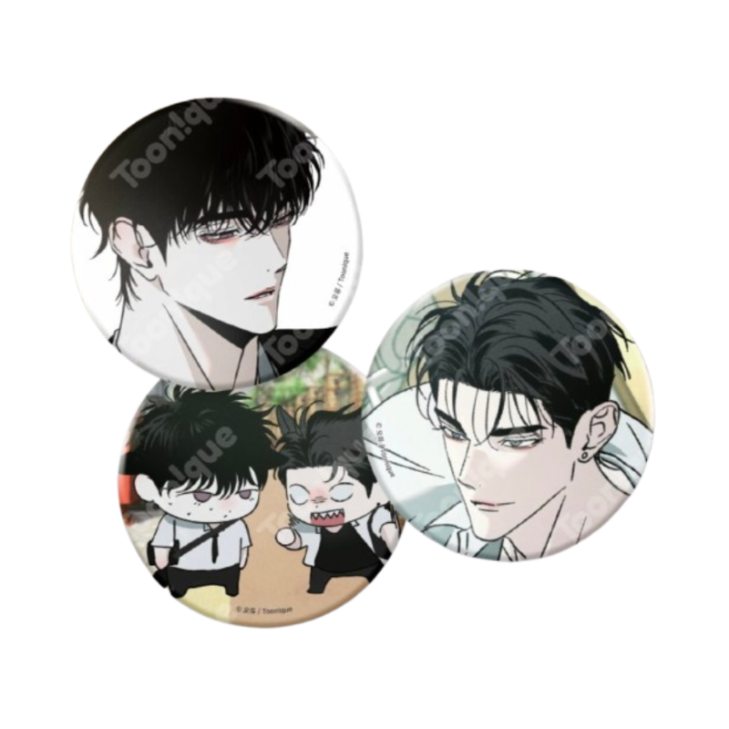 Toonique Cafe x The Secretive XX - Can Badge Set