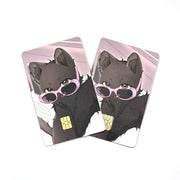 Cat Therapy - Selfie Card Sticker