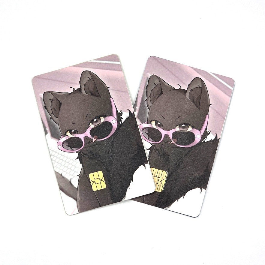 Cat Therapy - Selfie Card Sticker