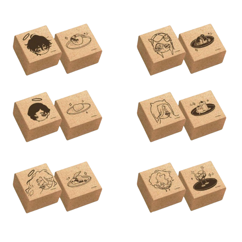 Alien Stage x March Monster Cafe - Chibi Stamp Set